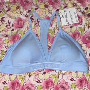 Calvin Klein sky blue bralette